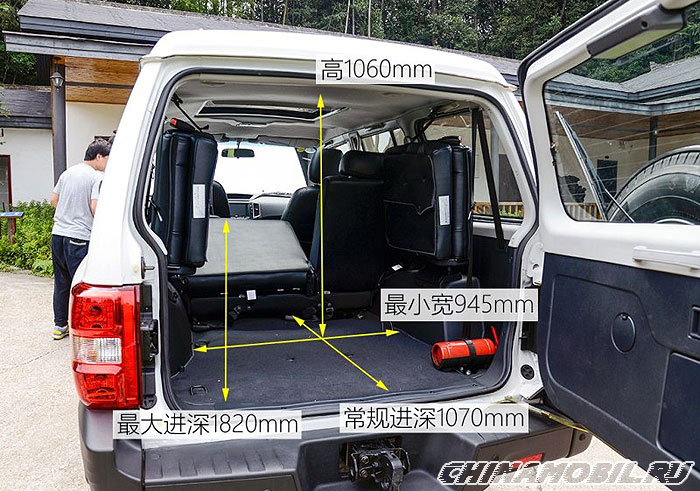 Leopaard Q6: Trunk size