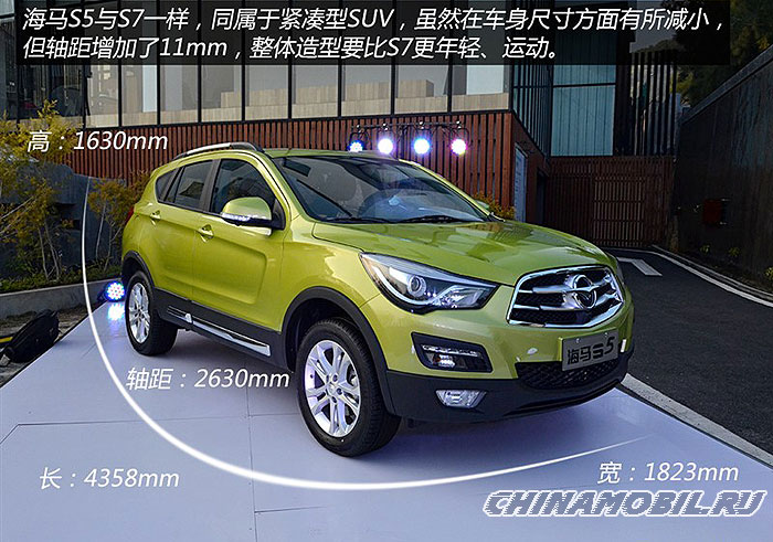 Геометрические параметры кузова Haima S5 (2013 год) Геометрические параметры кузова Haima S5 (2013 год)